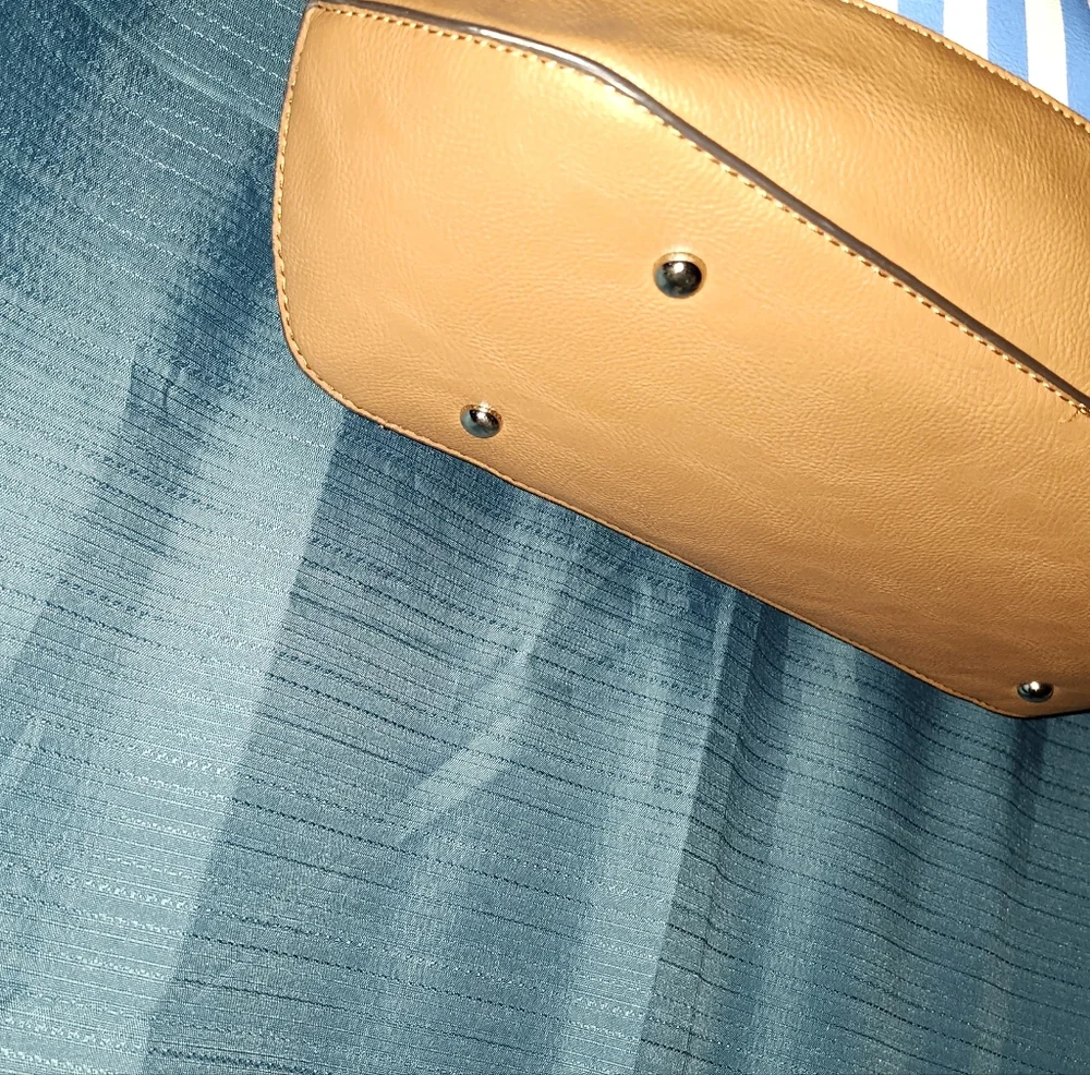 Nine West Blue Striped Tote Bag - Picture 4 of 5